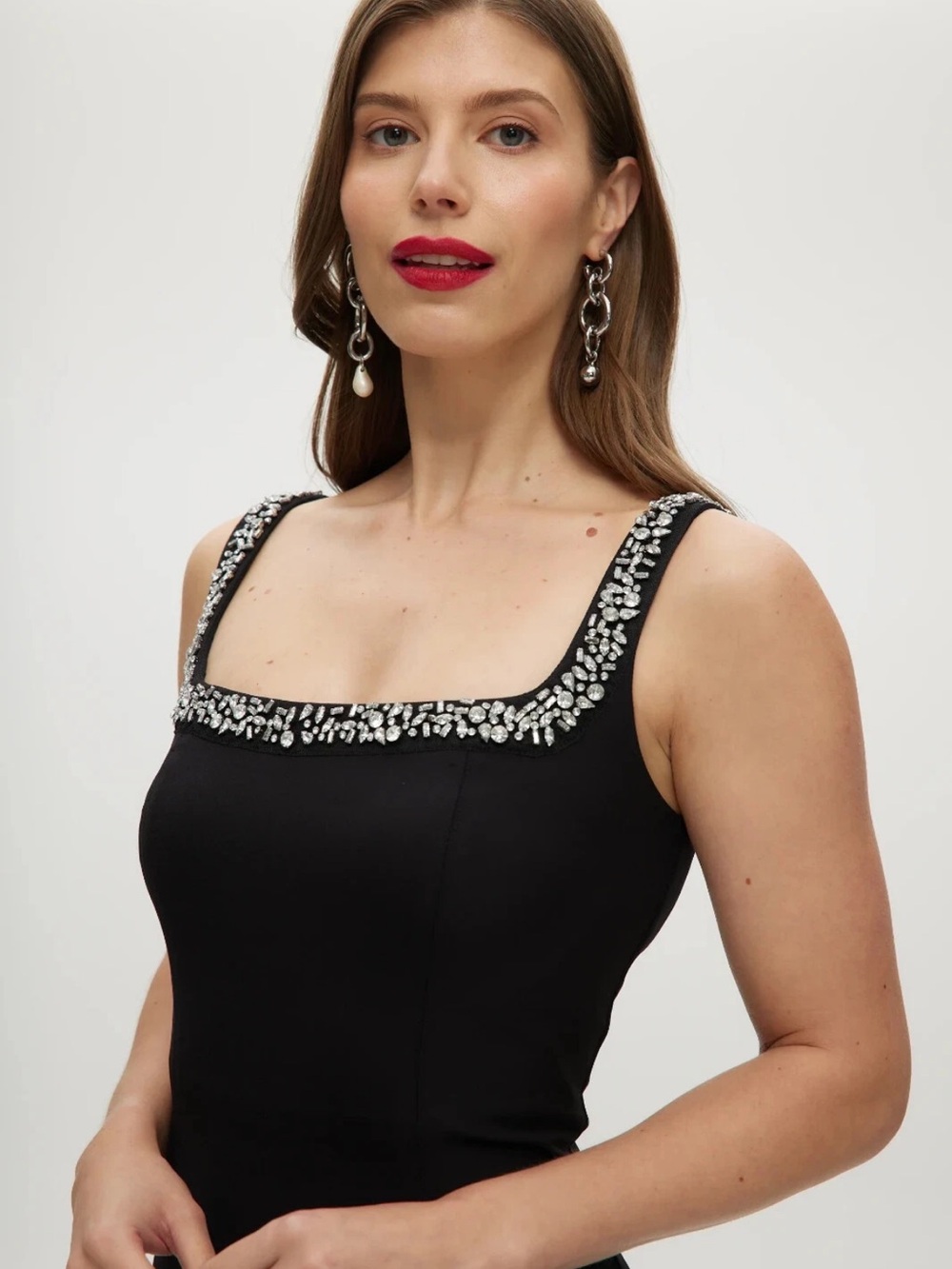 Camila Coelho Black Embellished dress